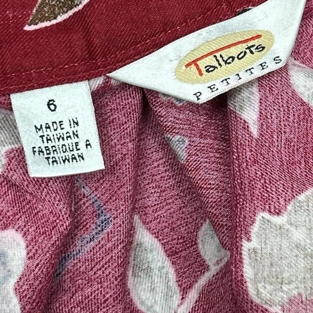 Talbots Floral Maxi Skirt Womens 6P Bobo Cottagecore‎ Feminine Spring